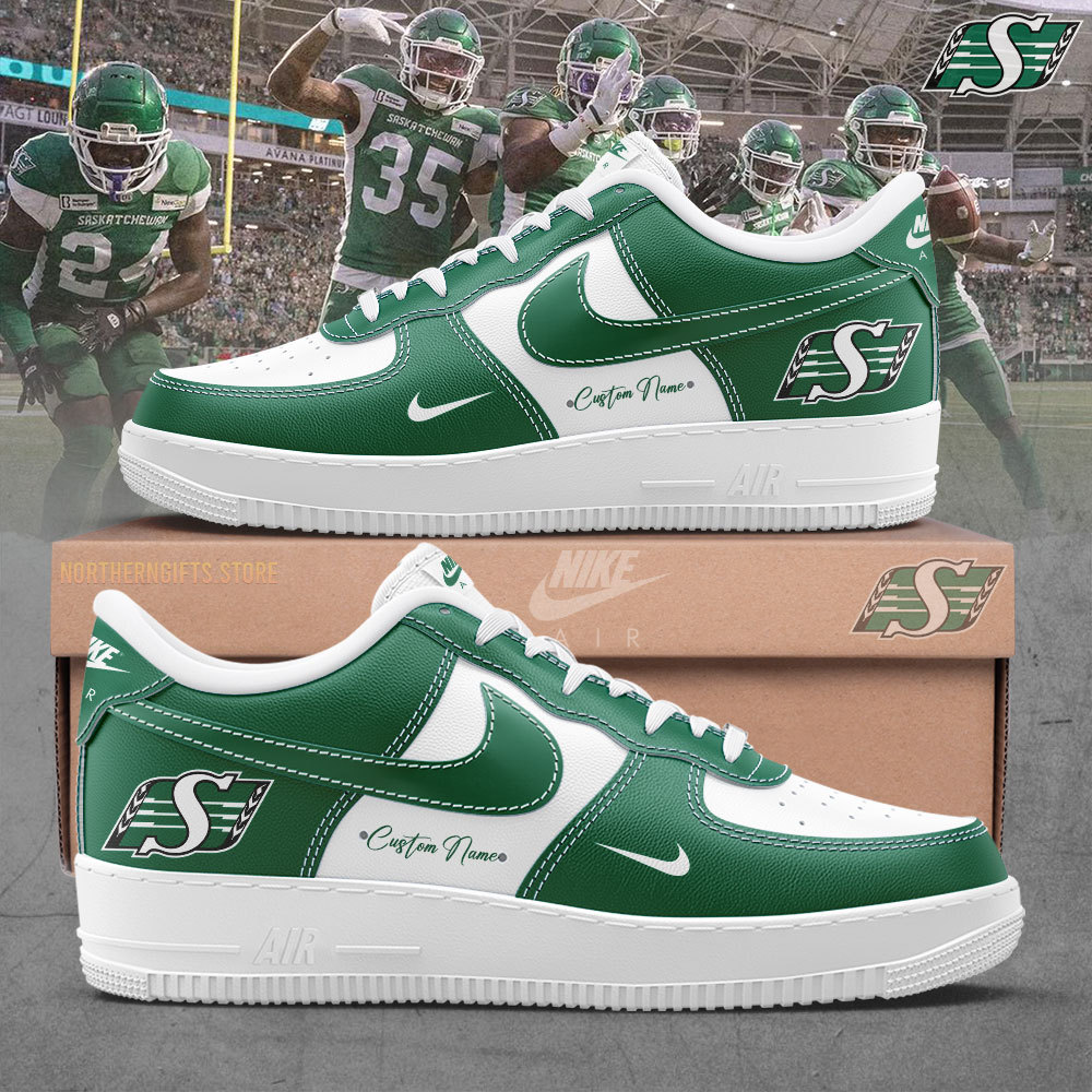 Saskatchewan Roughriders Custom Name For Fans Shoes -SP25062401ID10 - Famjoys Saskatchewan Roughriders Custom Name For Fans Shoes -SP25062401ID10 - Famjoys