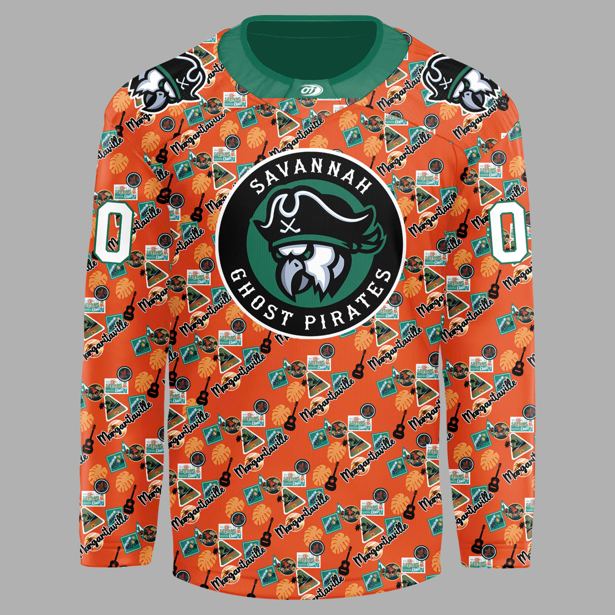 Savannah Ghost Pirates 2025 Margaritaville Jersey - Famjoys Savannah Ghost Pirates 2025 Margaritaville Jersey - Famjoys