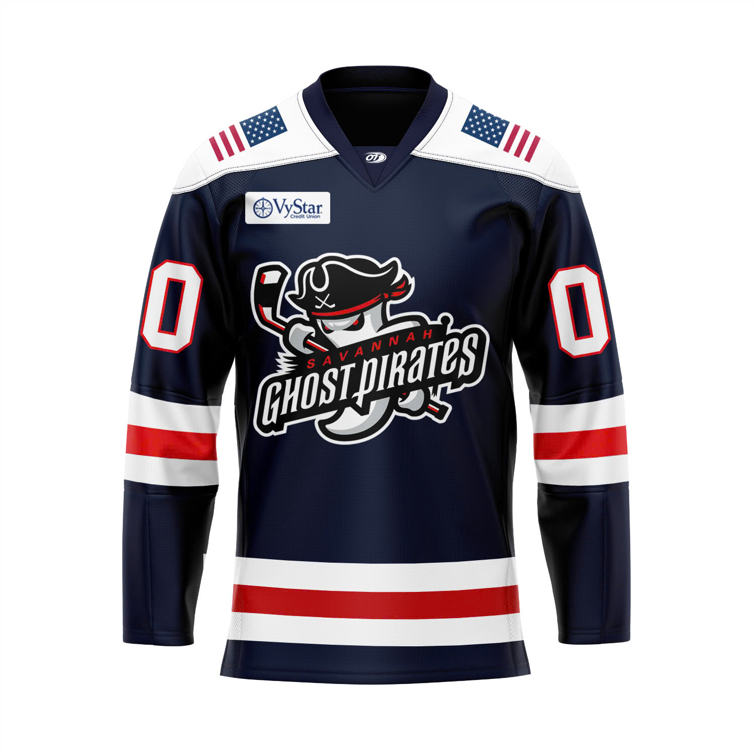 Savannah Ghost Pirates x Military Appreciation Night Jersey - Famjoys Savannah Ghost Pirates x Military Appreciation Night Jersey - Famjoys