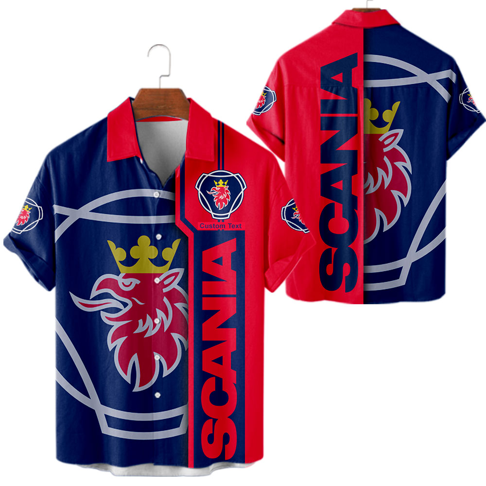Scania 3D Apparel Zip Hoodie,Pant,Polo, Button Hawaii Shirt Personalized - Famjoys Scania 3D Apparel Zip Hoodie,Pant,Polo, Button Hawaii Shirt Personalized - Famjoys