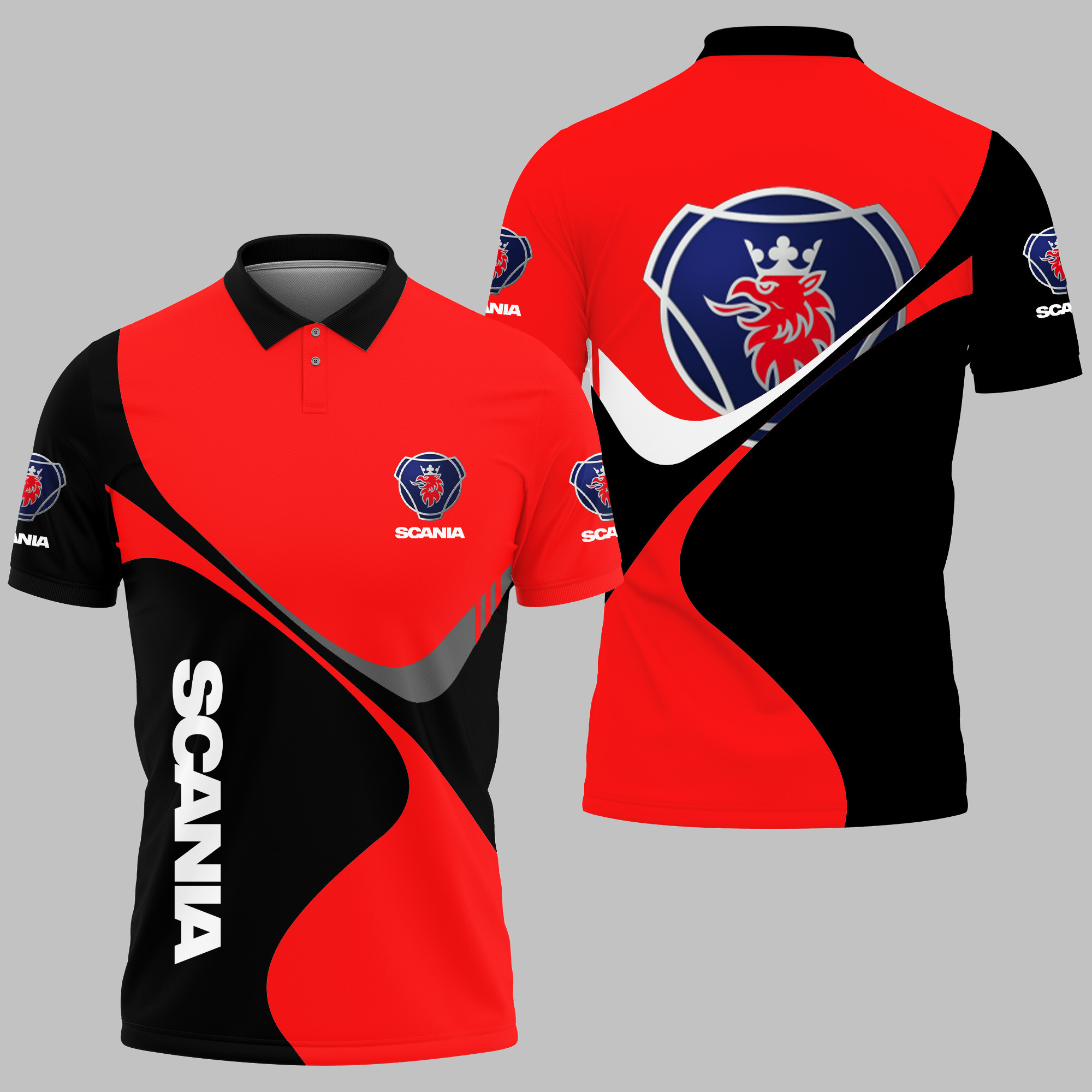 SCANIA Polo Shirt V09 - Famjoys SCANIA Polo Shirt V09 - Famjoys