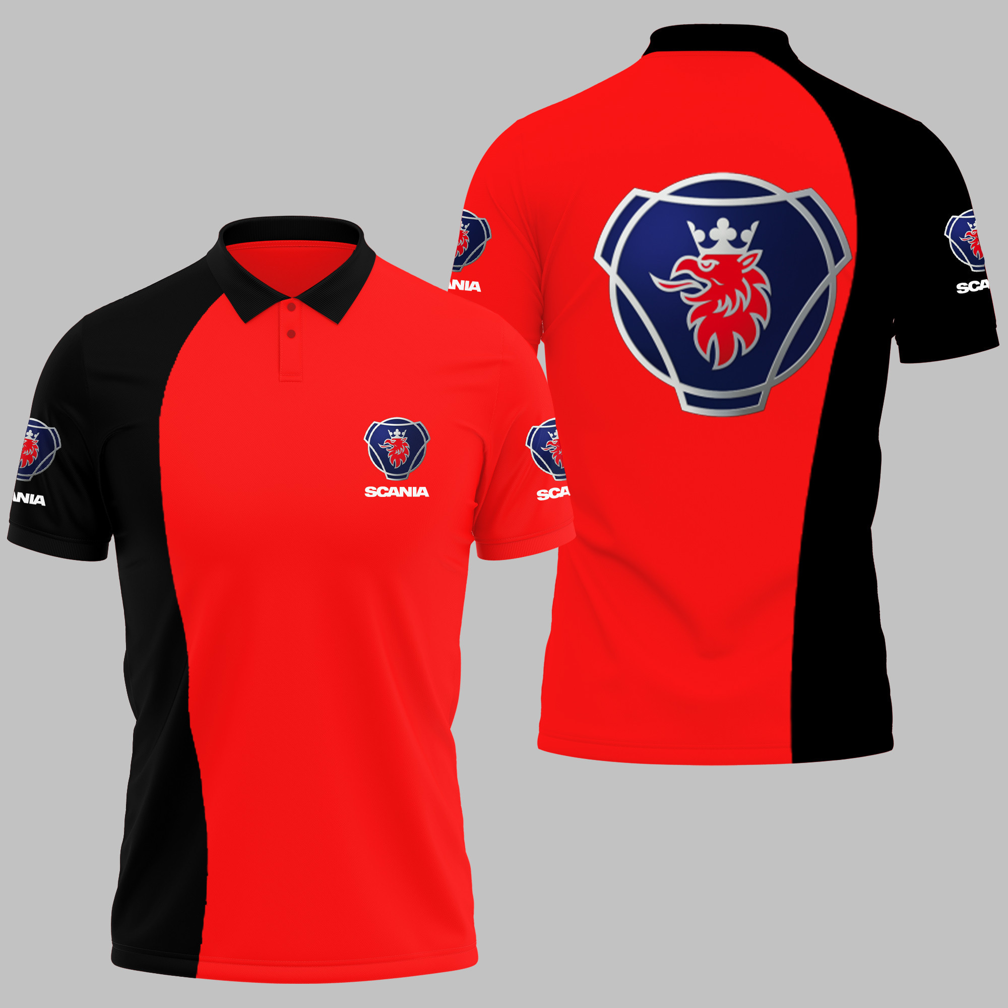 SCANIA Polo Shirt V10 - Famjoys SCANIA Polo Shirt V10 - Famjoys