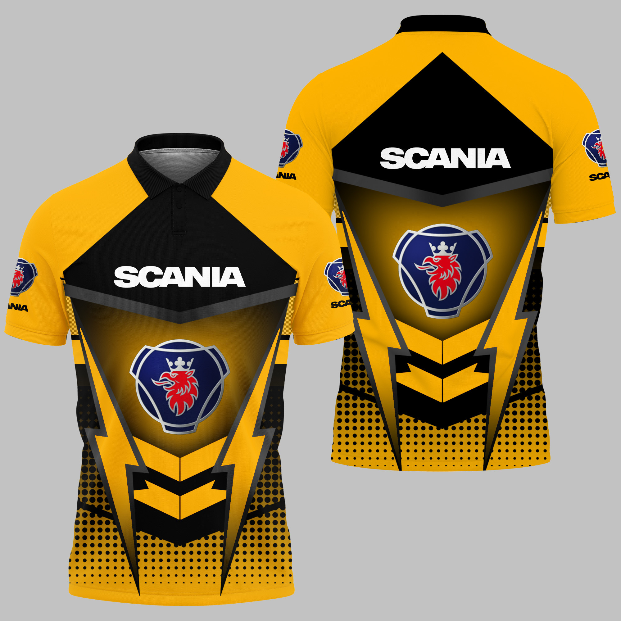 SCANIA Polo Shirt V12 - Famjoys SCANIA Polo Shirt V12 - Famjoys