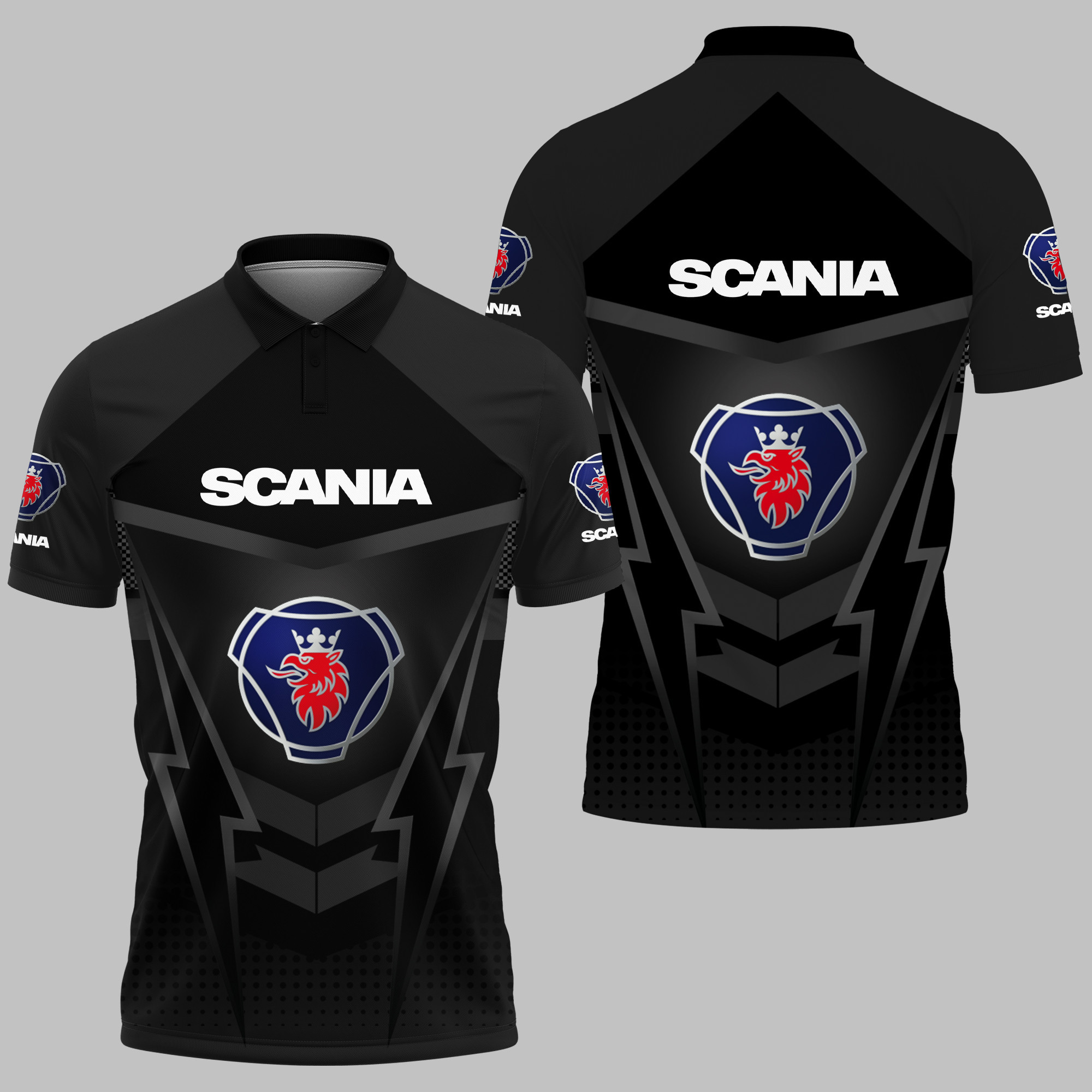 SCANIA Polo Shirt V12 - Famjoys SCANIA Polo Shirt V12 - Famjoys