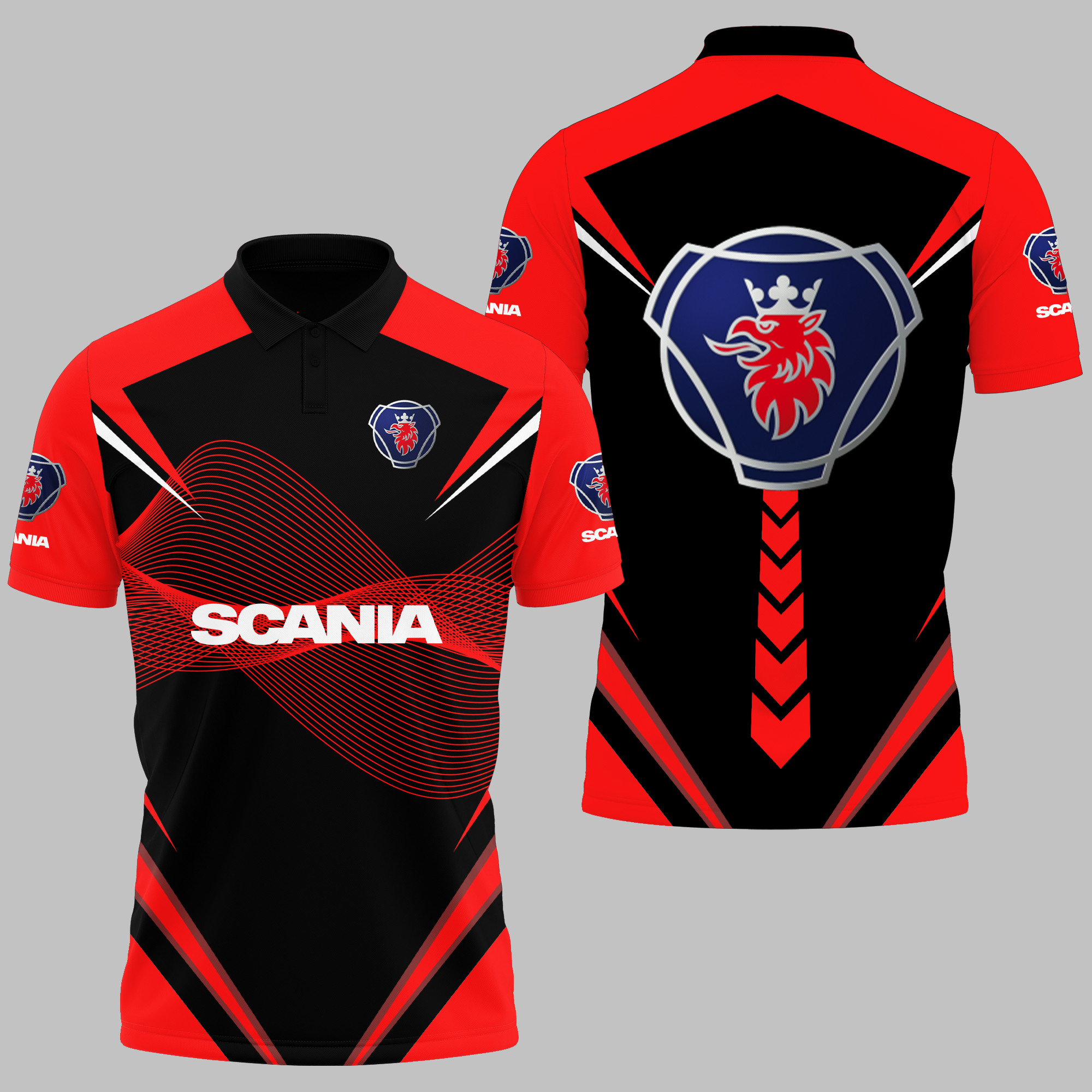 SCANIA Polo Shirt V17 - Famjoys SCANIA Polo Shirt V17 - Famjoys