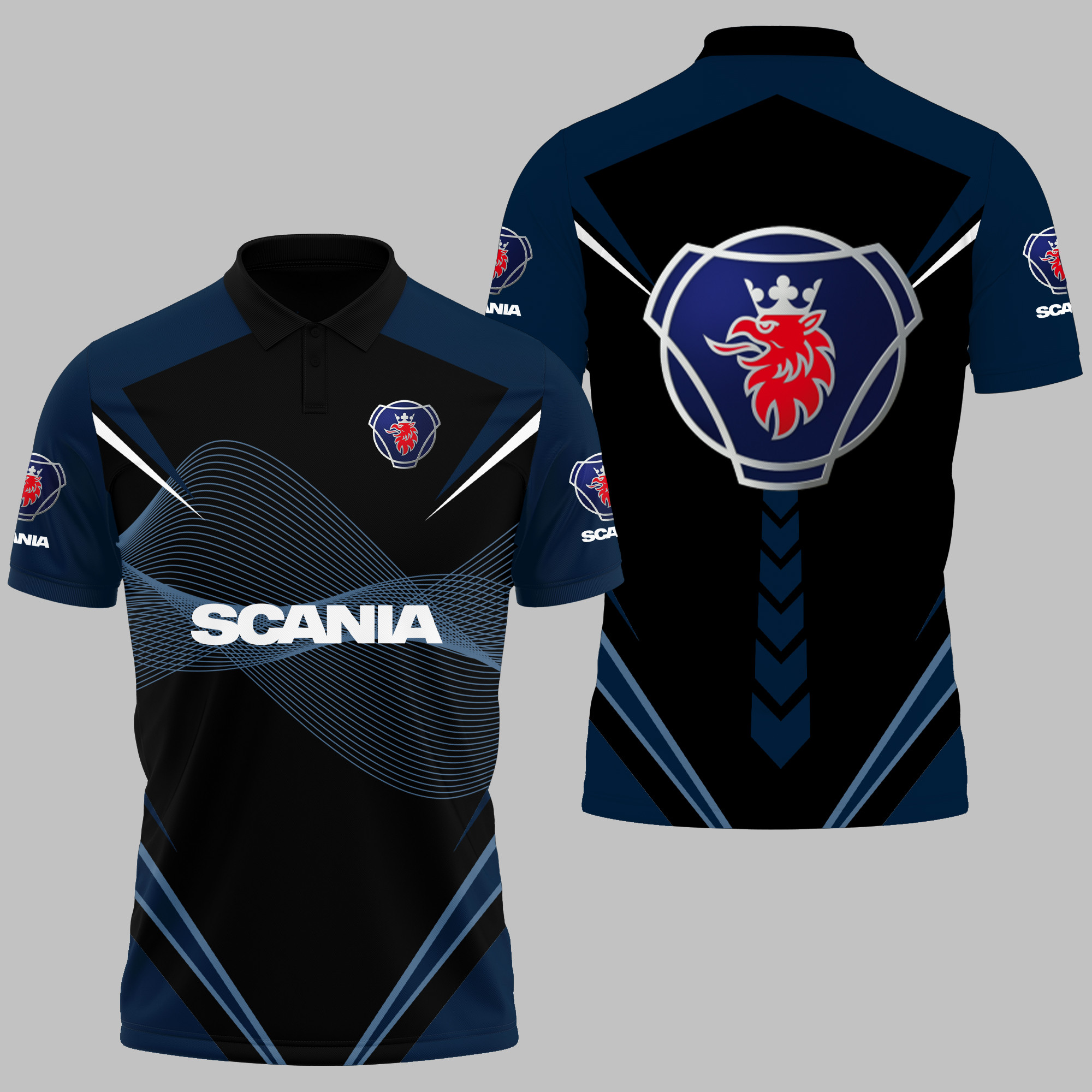 SCANIA Polo Shirt V17 - Famjoys SCANIA Polo Shirt V17 - Famjoys