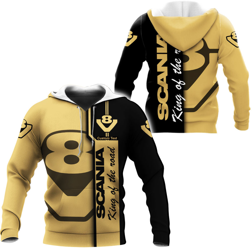 Scania V8 3D Apparel Zip Hoodie,Pant,Polo, Button Hawaii Shirt Personalized - Famjoys Scania V8 3D Apparel Zip Hoodie,Pant,Polo, Button Hawaii Shirt Personalized - Famjoys