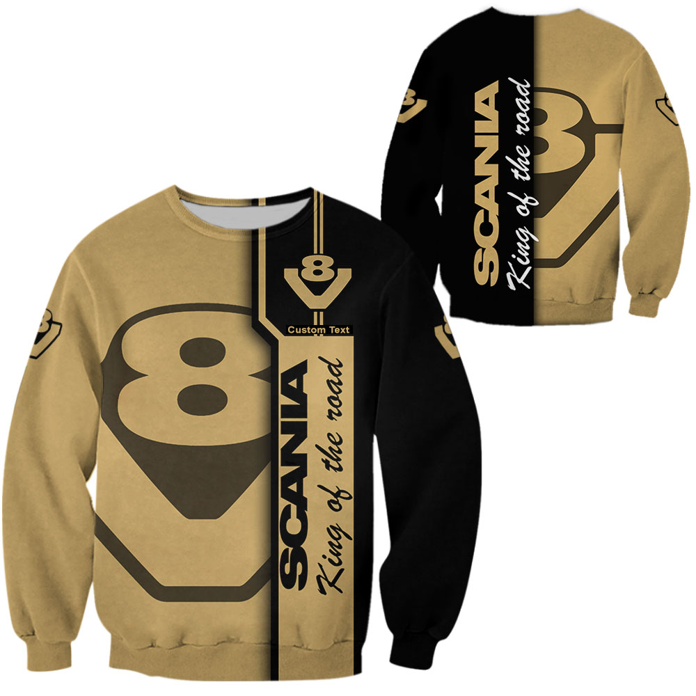 Scania V8 3D Apparel Zip Hoodie,Pant,Polo, Button Hawaii Shirt Personalized - Famjoys Scania V8 3D Apparel Zip Hoodie,Pant,Polo, Button Hawaii Shirt Personalized - Famjoys