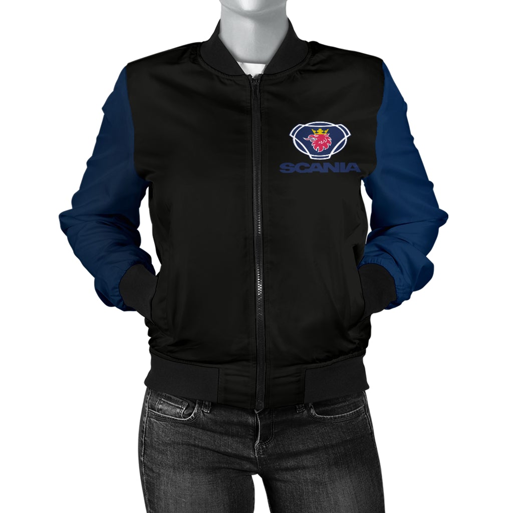 Scania Women's Bomber Jacket Blue