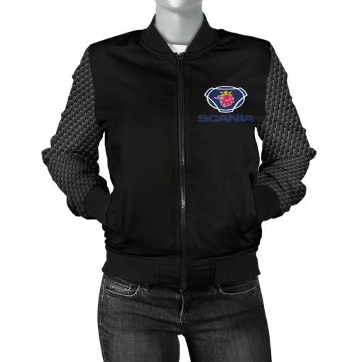 Scania Women's Bomber Jacket - Famjoys Scania Women's Bomber Jacket - Famjoys