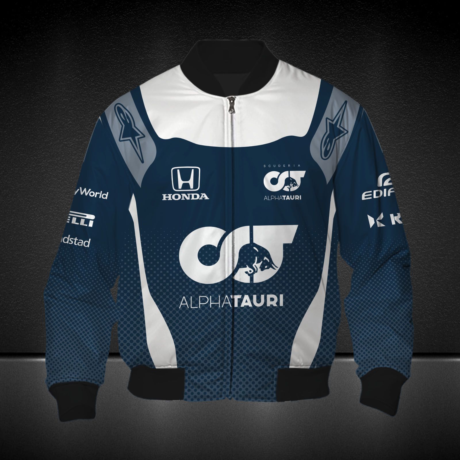Scuderia AlphaTauri Printing T-Shirt, Polo, Hoodie, Zip, Bomber 9123 - Famjoys Scuderia AlphaTauri Printing T-Shirt, Polo, Hoodie, Zip, Bomber 9123 - Famjoys