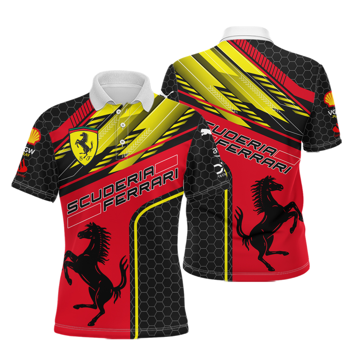 Scuderia Ferrari Personalized Tshirt, Sweatshirt, Polo, Hawaiian, Hoodie Apparel Full Printing - Famjoys Scuderia Ferrari Personalized Tshirt, Sweatshirt, Polo, Hawaiian, Hoodie Apparel Full Printing - Famjoys