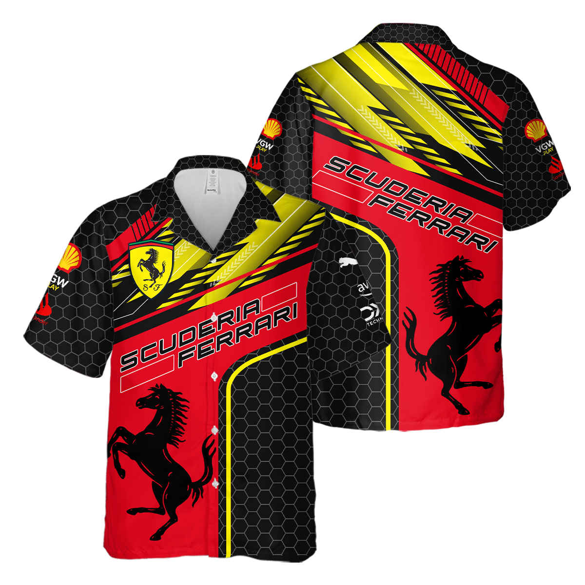 Scuderia Ferrari Personalized Tshirt, Sweatshirt, Polo, Hawaiian, Hoodie Apparel Full Printing - Famjoys Scuderia Ferrari Personalized Tshirt, Sweatshirt, Polo, Hawaiian, Hoodie Apparel Full Printing - Famjoys
