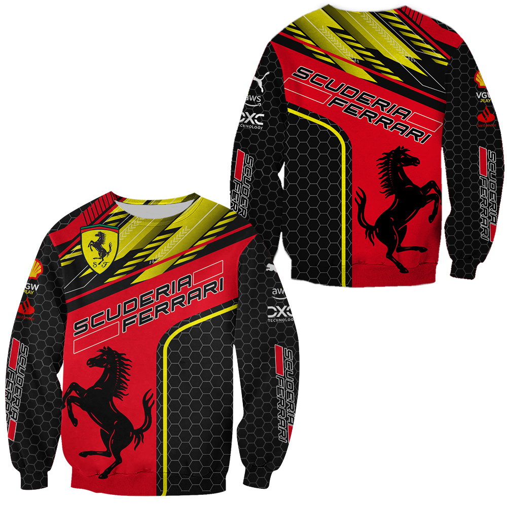 Scuderia Ferrari Personalized Tshirt, Sweatshirt, Polo, Hawaiian, Hoodie Apparel Full Printing - Famjoys Scuderia Ferrari Personalized Tshirt, Sweatshirt, Polo, Hawaiian, Hoodie Apparel Full Printing - Famjoys