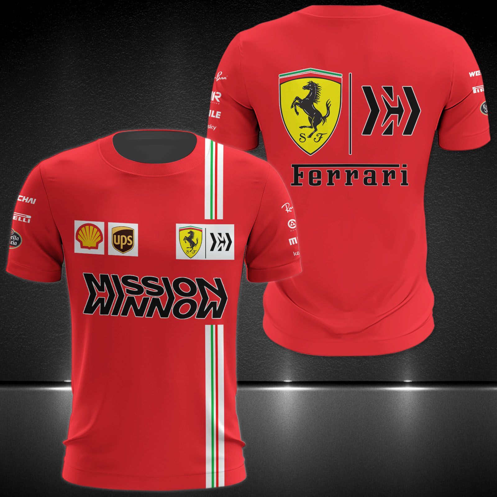 Scuderia Ferrari Printing T-Shirt, Polo, Hoodie, Zip, Bomber 9104 - Famjoys Scuderia Ferrari Printing T-Shirt, Polo, Hoodie, Zip, Bomber 9104 - Famjoys