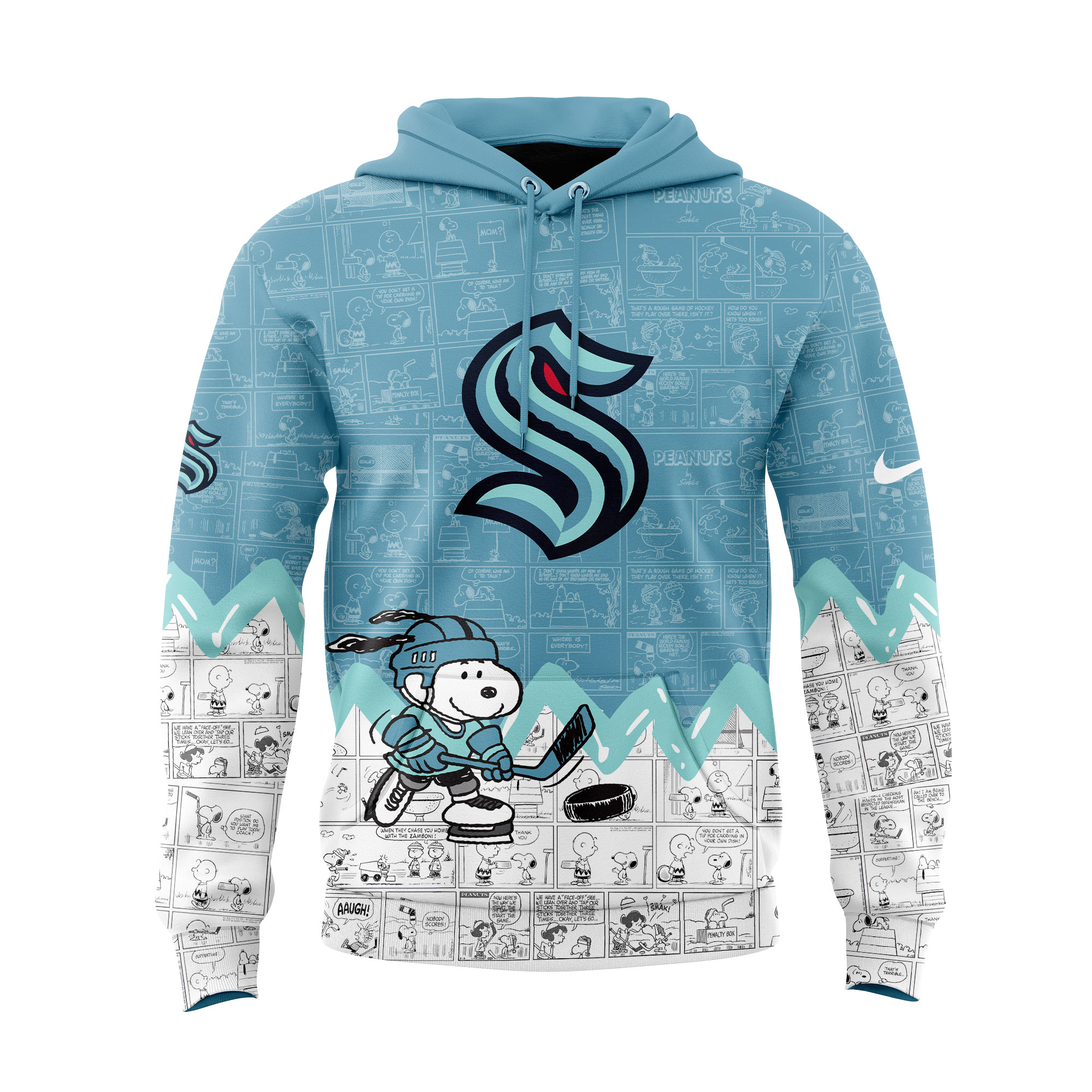 Seattle Kraken Anniversary of Hoodie - Famjoys Seattle Kraken Anniversary of Hoodie - Famjoys
