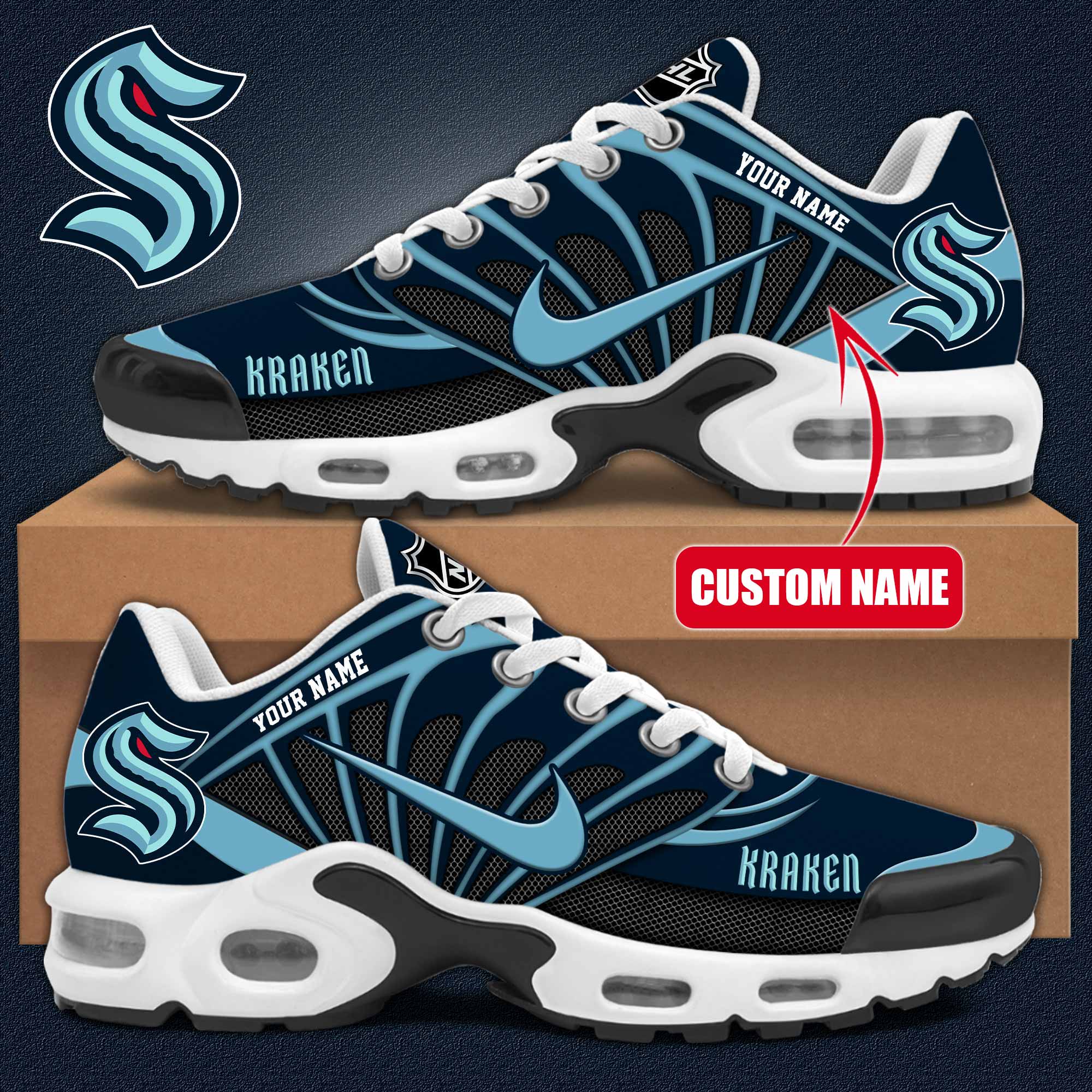 Seattle Kraken Shoes - Famjoys Seattle Kraken Shoes - Famjoys