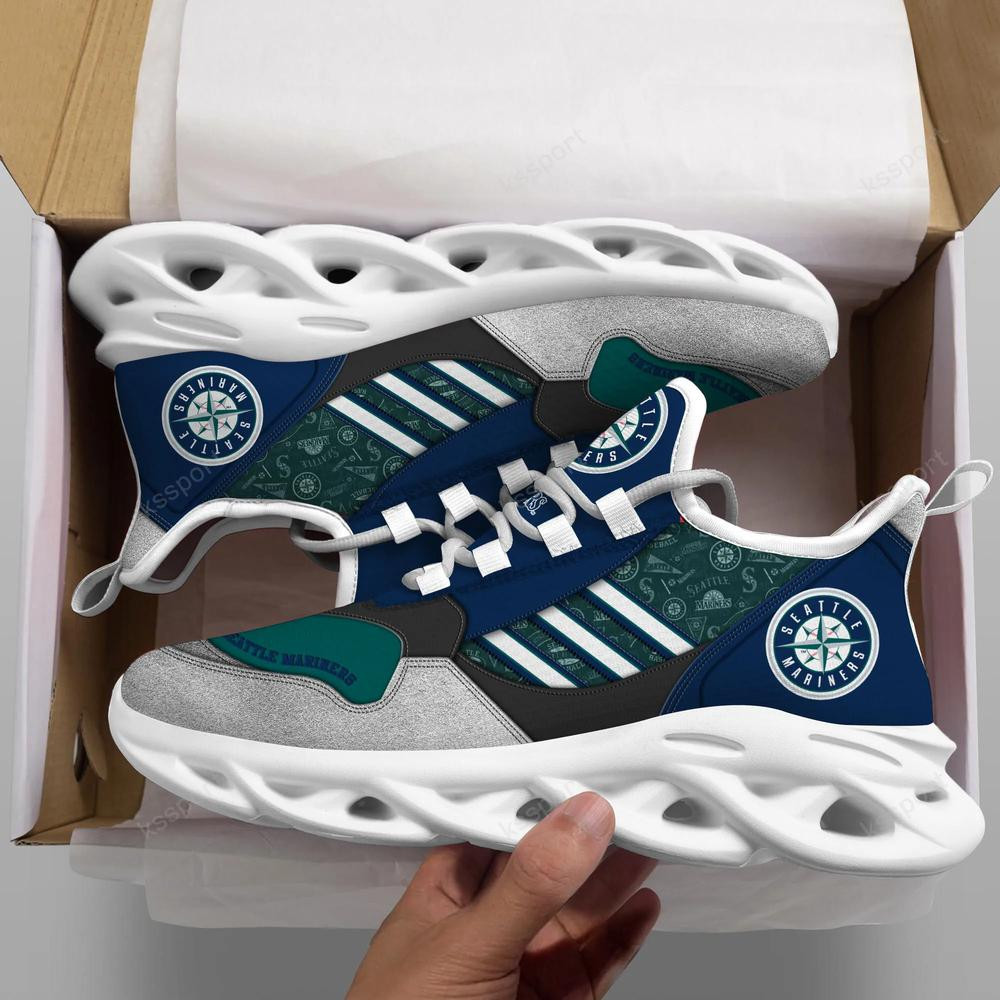 Seattle Mariners Max Soul Clunky, Running Sneakers - Famjoys Seattle Mariners Max Soul Clunky, Running Sneakers - Famjoys