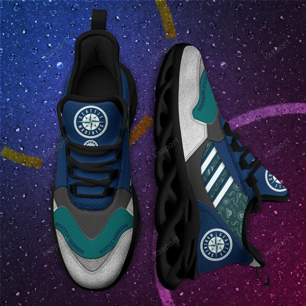 Seattle Mariners Max Soul Clunky, Running Sneakers - Famjoys Seattle Mariners Max Soul Clunky, Running Sneakers - Famjoys