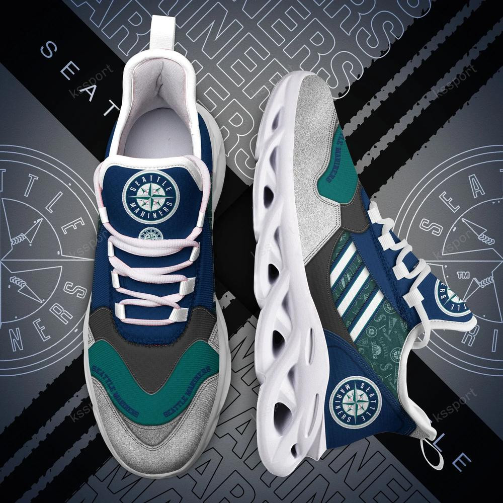 Seattle Mariners Max Soul Clunky, Running Sneakers - Famjoys Seattle Mariners Max Soul Clunky, Running Sneakers - Famjoys