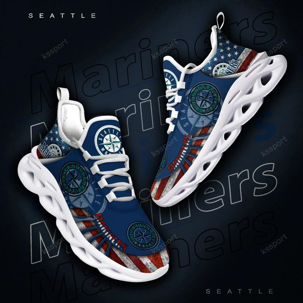 Seattle Mariners Max Soul Clunky Shoes - Famjoys Seattle Mariners Max Soul Clunky Shoes - Famjoys