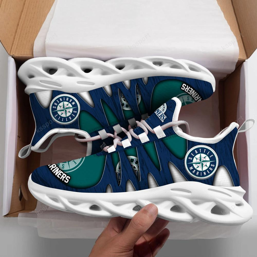 Seattle Mariners Max Soul Shoes, Running Sneakers - Famjoys Seattle Mariners Max Soul Shoes, Running Sneakers - Famjoys