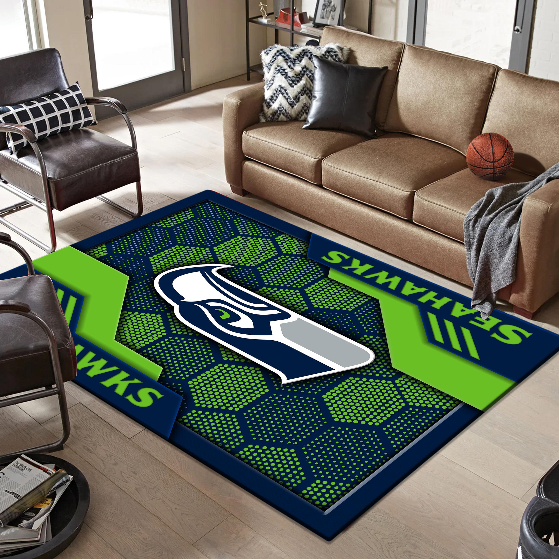 Seattle Seahawks Area Rugs 3108 - Famjoys Seattle Seahawks Area Rugs 3108 - Famjoys