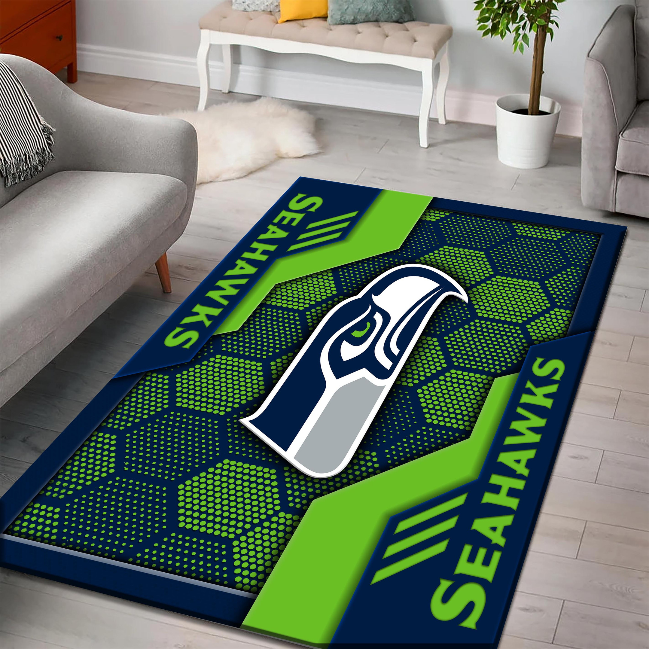 Seattle Seahawks Area Rugs 3108 - Famjoys Seattle Seahawks Area Rugs 3108 - Famjoys