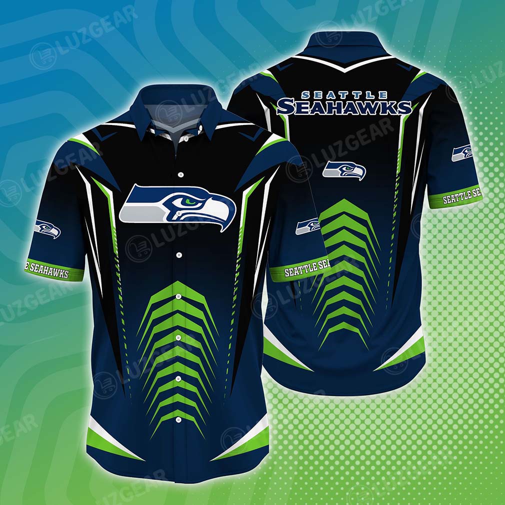 Seattle Seahawks Beach Shirt New Hot Trending Summer Hawaiian Shirt - Famjoys Seattle Seahawks Beach Shirt New Hot Trending Summer Hawaiian Shirt - Famjoys