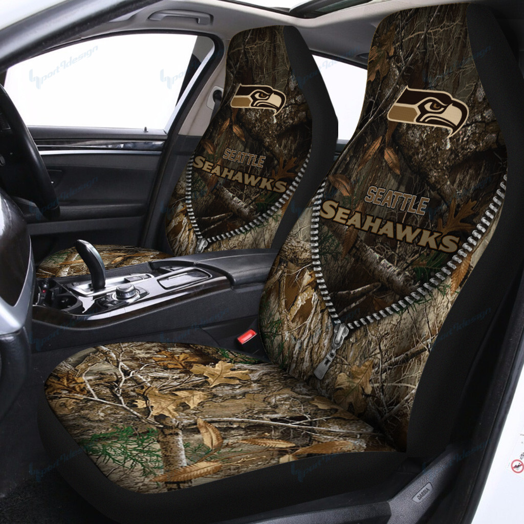 Seattle Seahawks Car Seat Covers BG183 - Famjoys Seattle Seahawks Car Seat Covers BG183 - Famjoys
