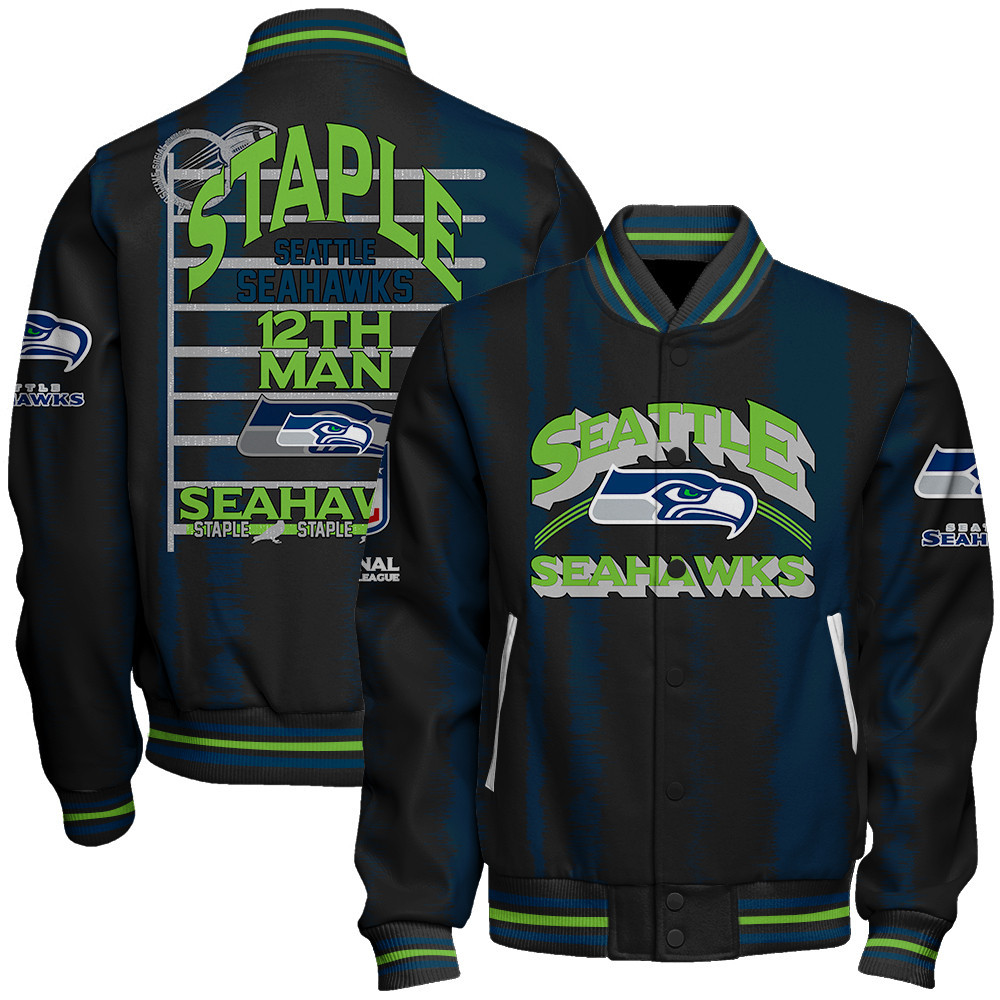 Seattle Seahawks - Independent, Individual Unisex Varsity Jacket