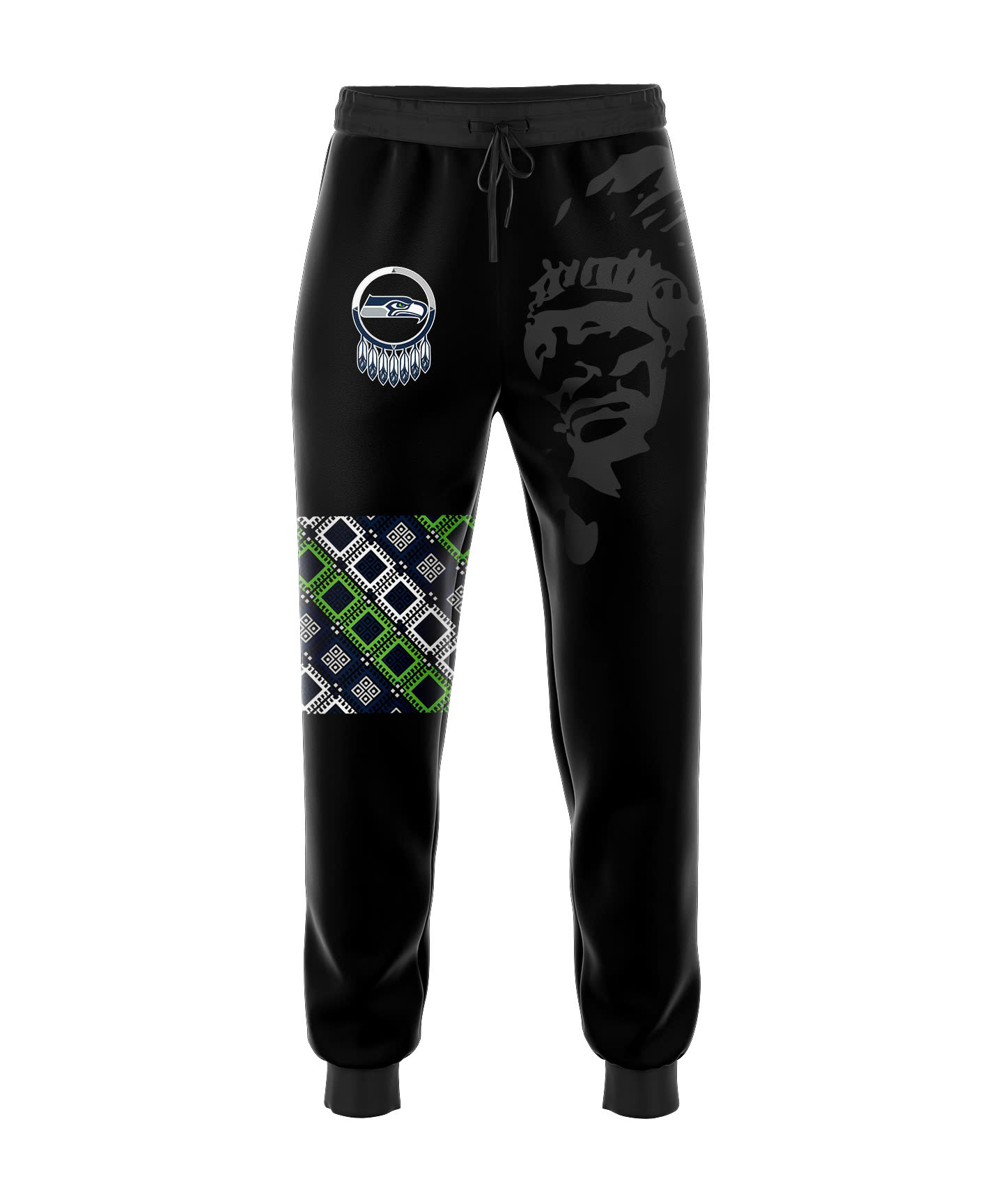 Seattle Seahawks Native American Heritage Month Premium Jogger - Famjoys Seattle Seahawks Native American Heritage Month Premium Jogger - Famjoys