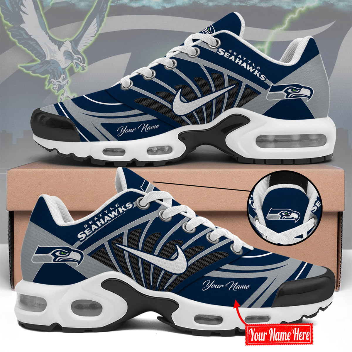 Seattle Seahawks New Shoes - Famjoys Seattle Seahawks New Shoes - Famjoys