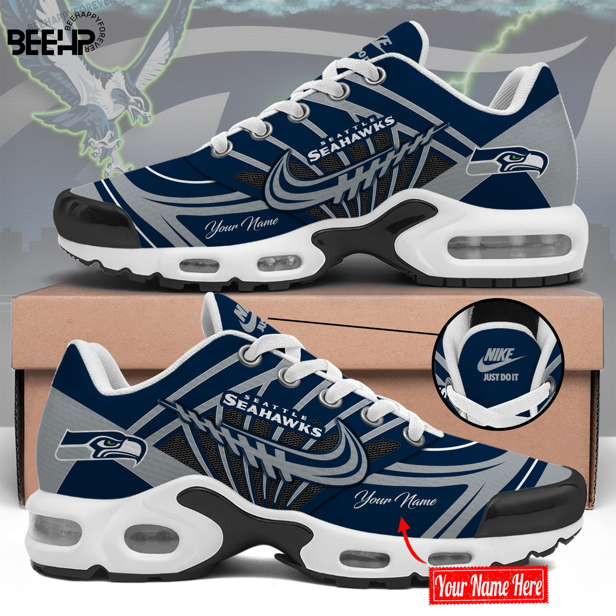 Seattle Seahawks New Shoes - Famjoys Seattle Seahawks New Shoes - Famjoys
