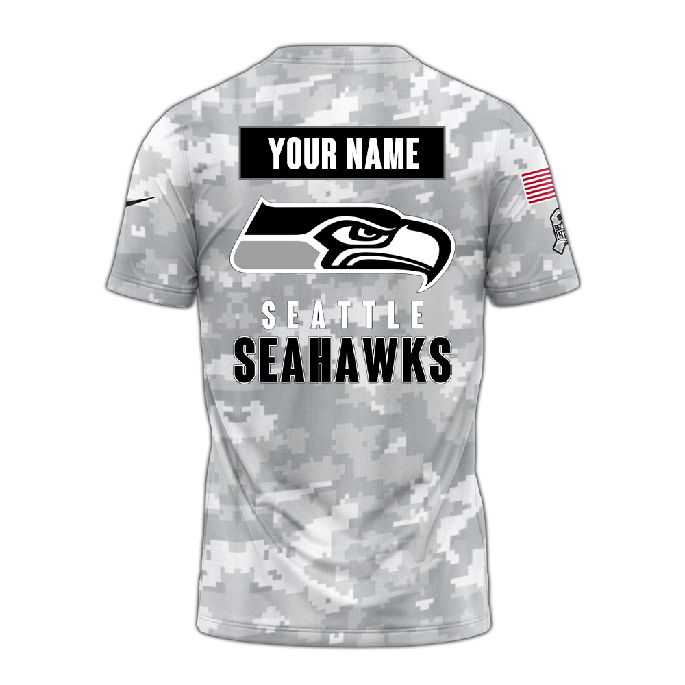 Seattle Seahawks Tshirt Camo Salute to Service Club - Famjoys Seattle Seahawks Tshirt Camo Salute to Service Club - Famjoys