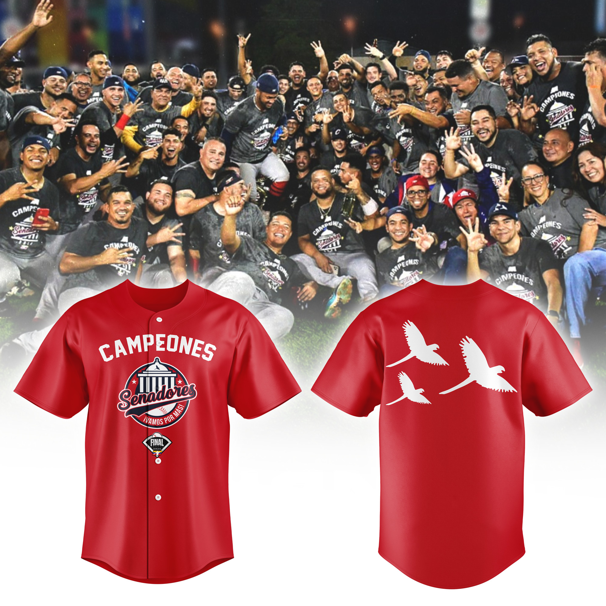 Senadores De Caracas Campeones Baseball Jersey – Edition - Famjoys Senadores De Caracas Campeones Baseball Jersey – Edition - Famjoys