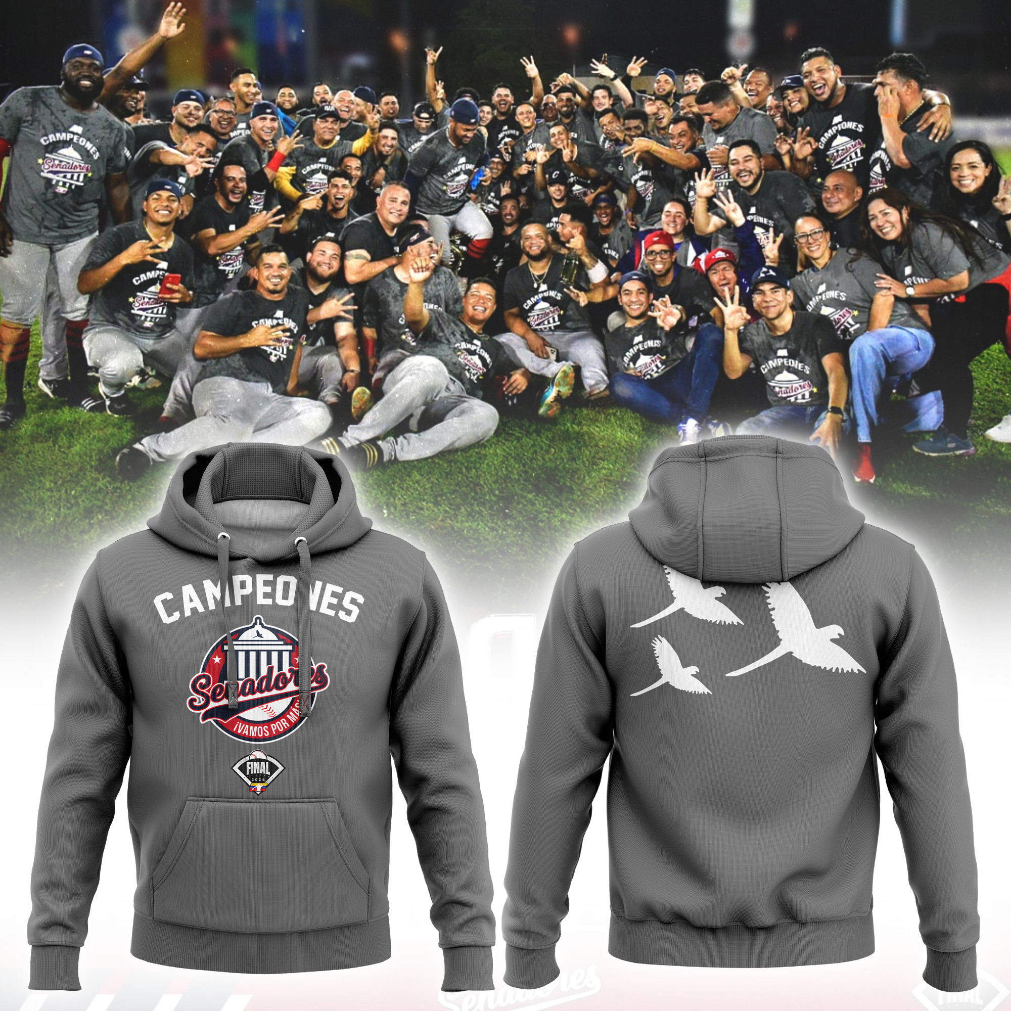 Senadores De Caracas Campeones T-shirt – V2 - Famjoys Senadores De Caracas Campeones T-shirt – V2 - Famjoys