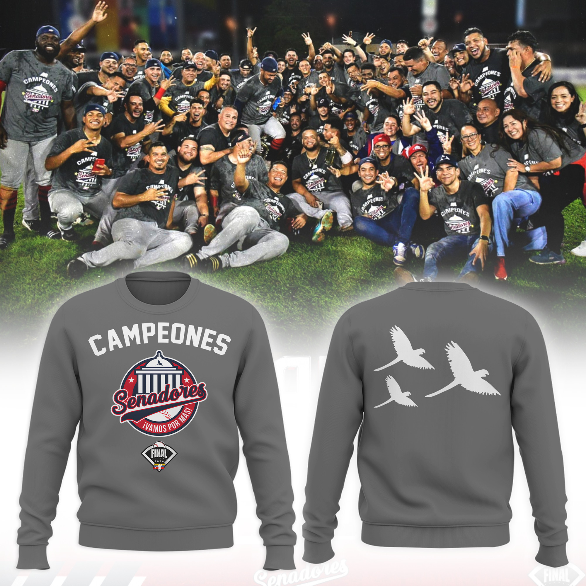 Senadores De Caracas Campeones T-shirt – V2 - Famjoys Senadores De Caracas Campeones T-shirt – V2 - Famjoys
