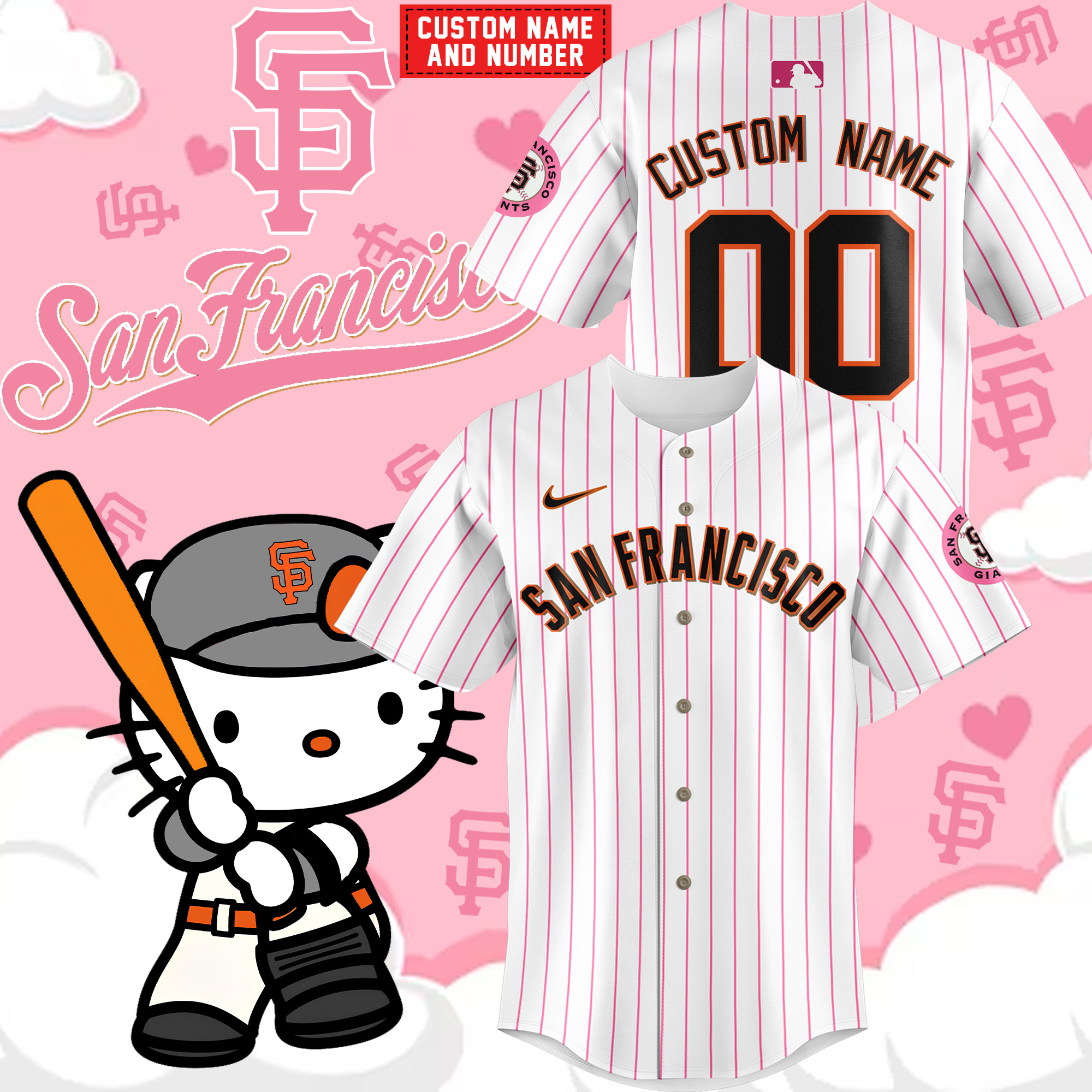 SFGiants Night Jersey 2024 - Famjoys SFGiants Night Jersey 2024 - Famjoys