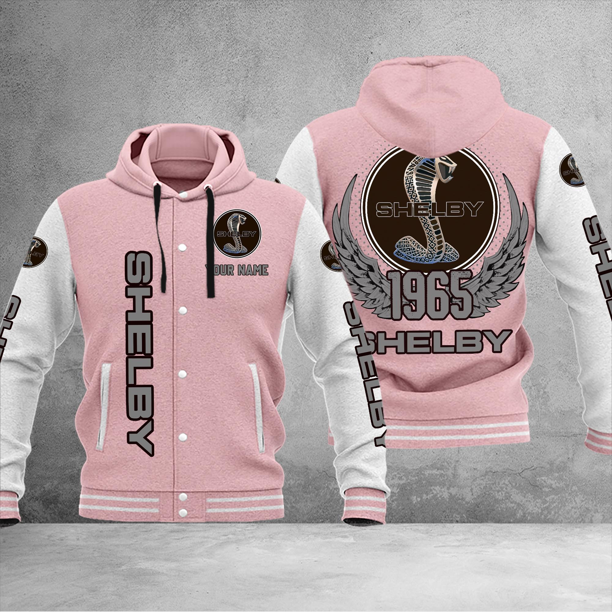 Shelby DMHJ1079 Baseball Jacket Multicolor - Famjoys Shelby DMHJ1079 Baseball Jacket Multicolor - Famjoys