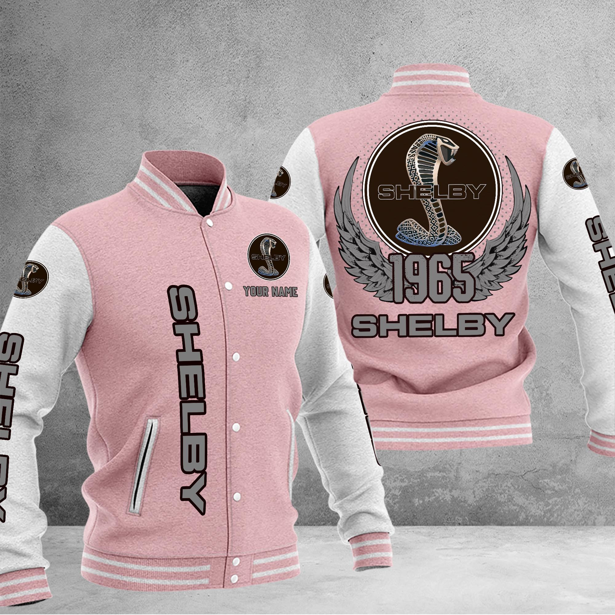 Shelby DMHJ1079 Baseball Jacket Multicolor - Famjoys Shelby DMHJ1079 Baseball Jacket Multicolor - Famjoys