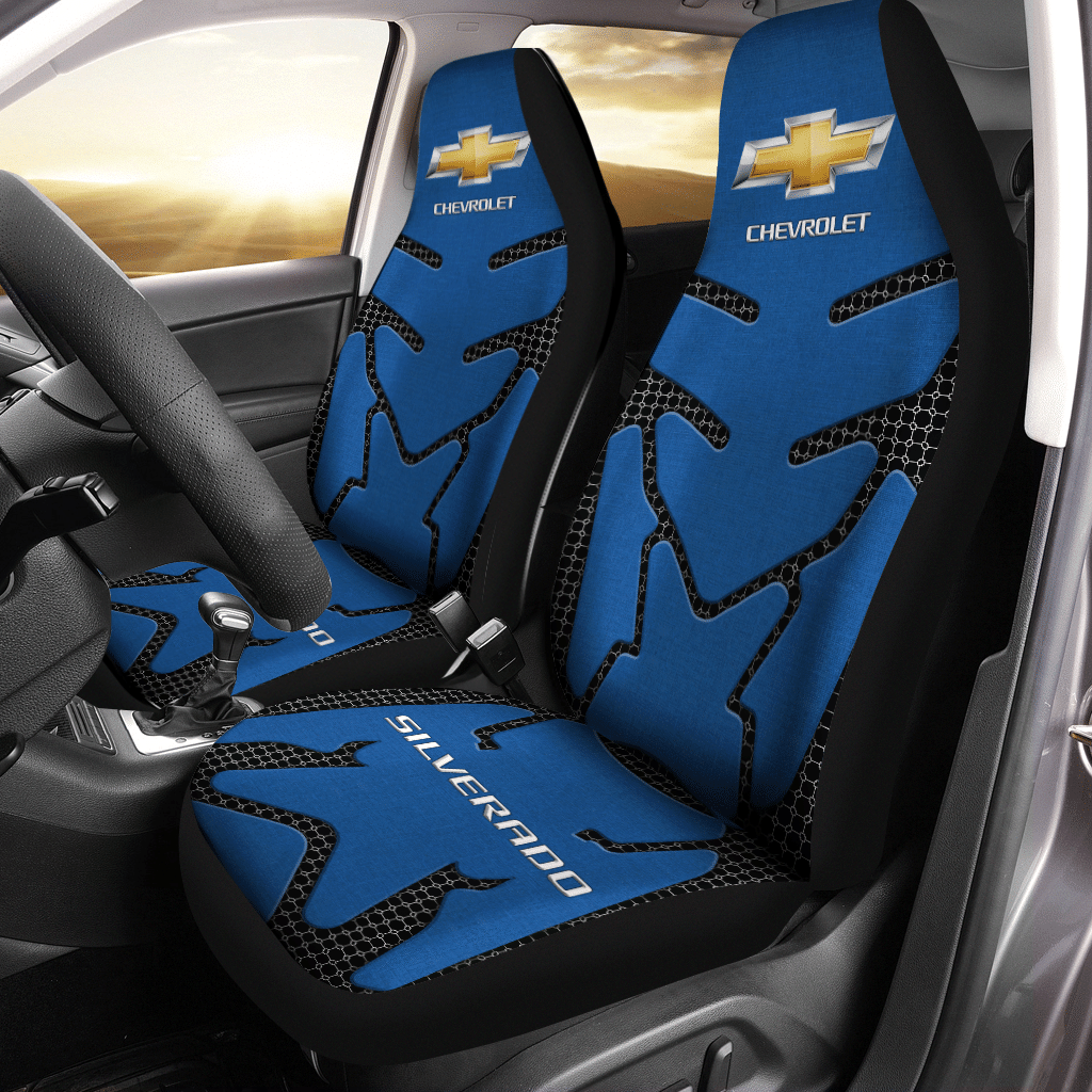 SILVERADO CHEVROLET CAR SEAT COVER (SET OF 2) VER 125