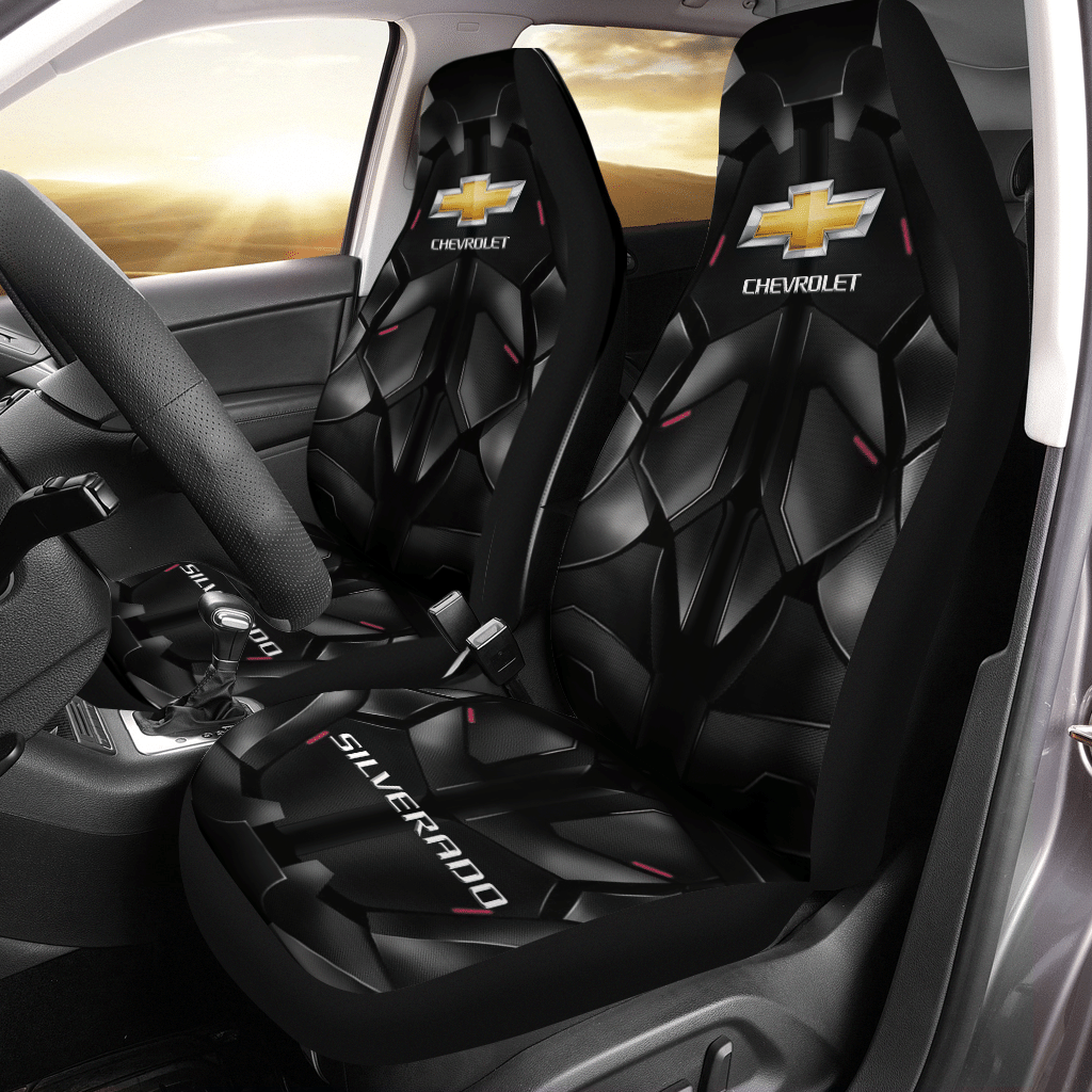 SILVERADO CHEVROLET CAR SEAT COVER (SET OF 2) VER 90