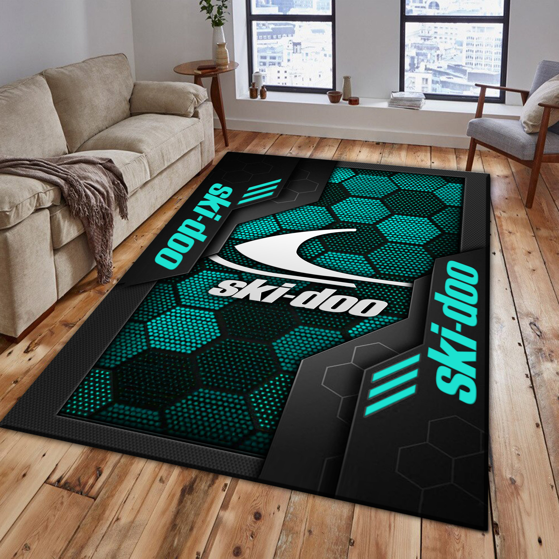 SkiDoo Area Rugs 3370 Multicolor - Famjoys SkiDoo Area Rugs 3370 Multicolor - Famjoys