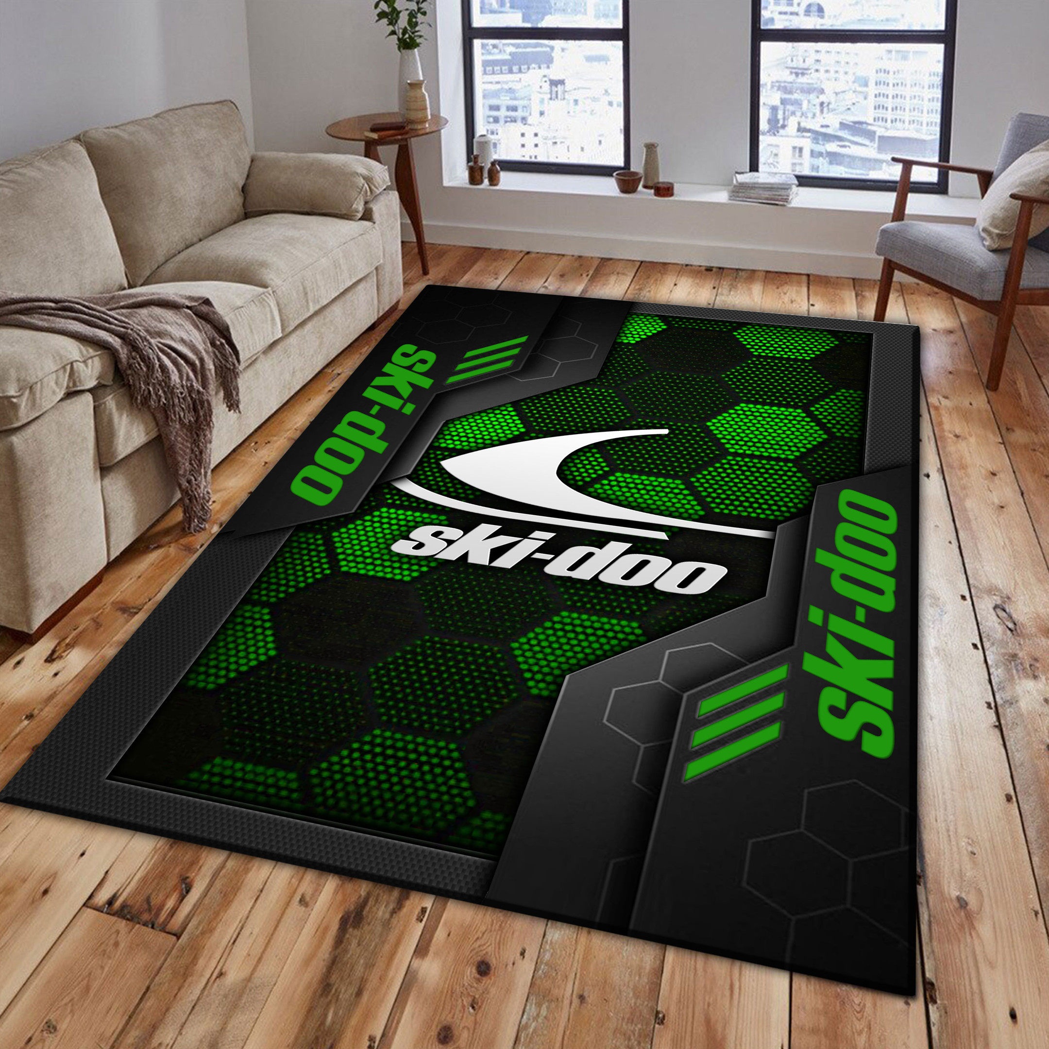 SkiDoo Area Rugs 3370 Multicolor - Famjoys SkiDoo Area Rugs 3370 Multicolor - Famjoys
