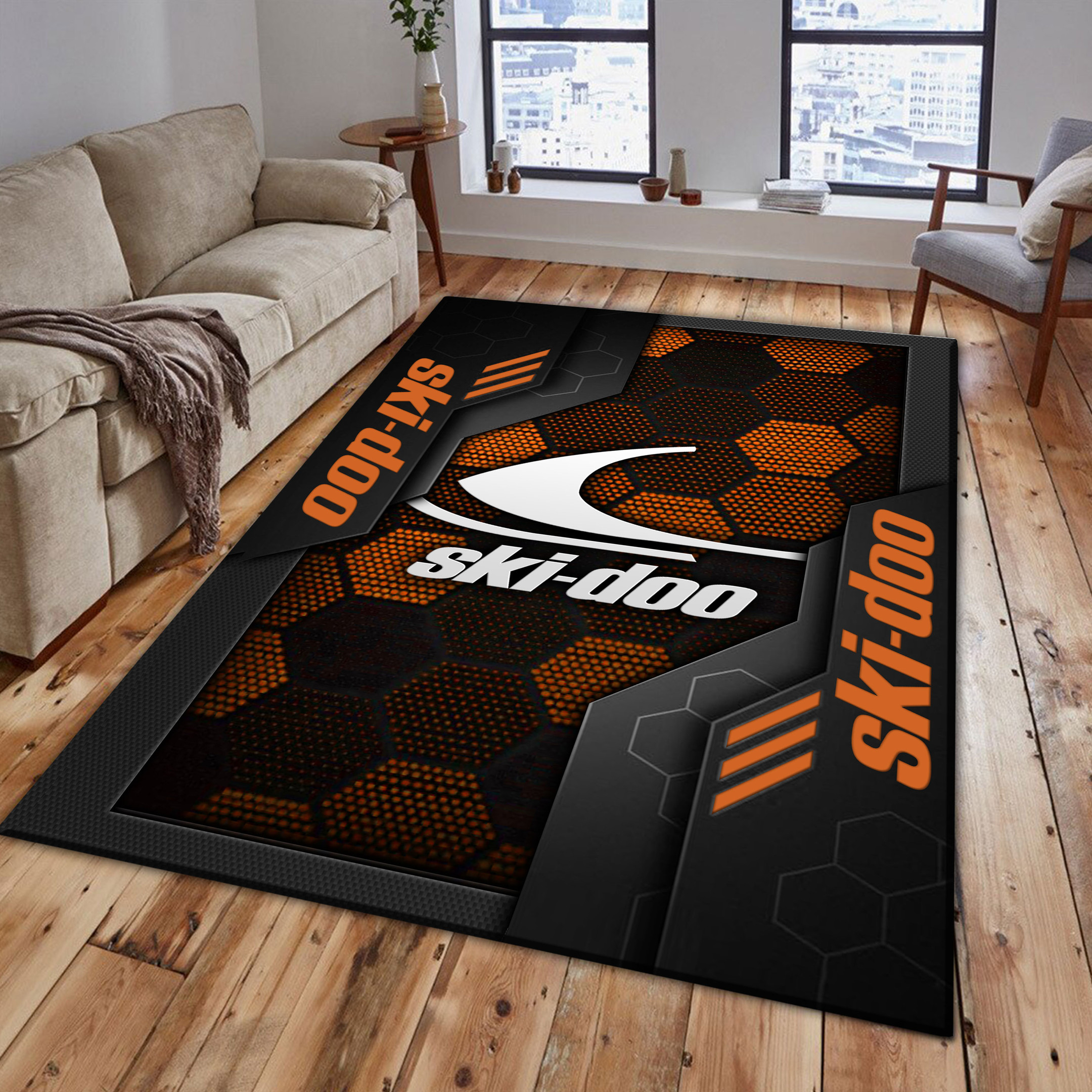 SkiDoo Area Rugs 3370 Multicolor - Famjoys SkiDoo Area Rugs 3370 Multicolor - Famjoys
