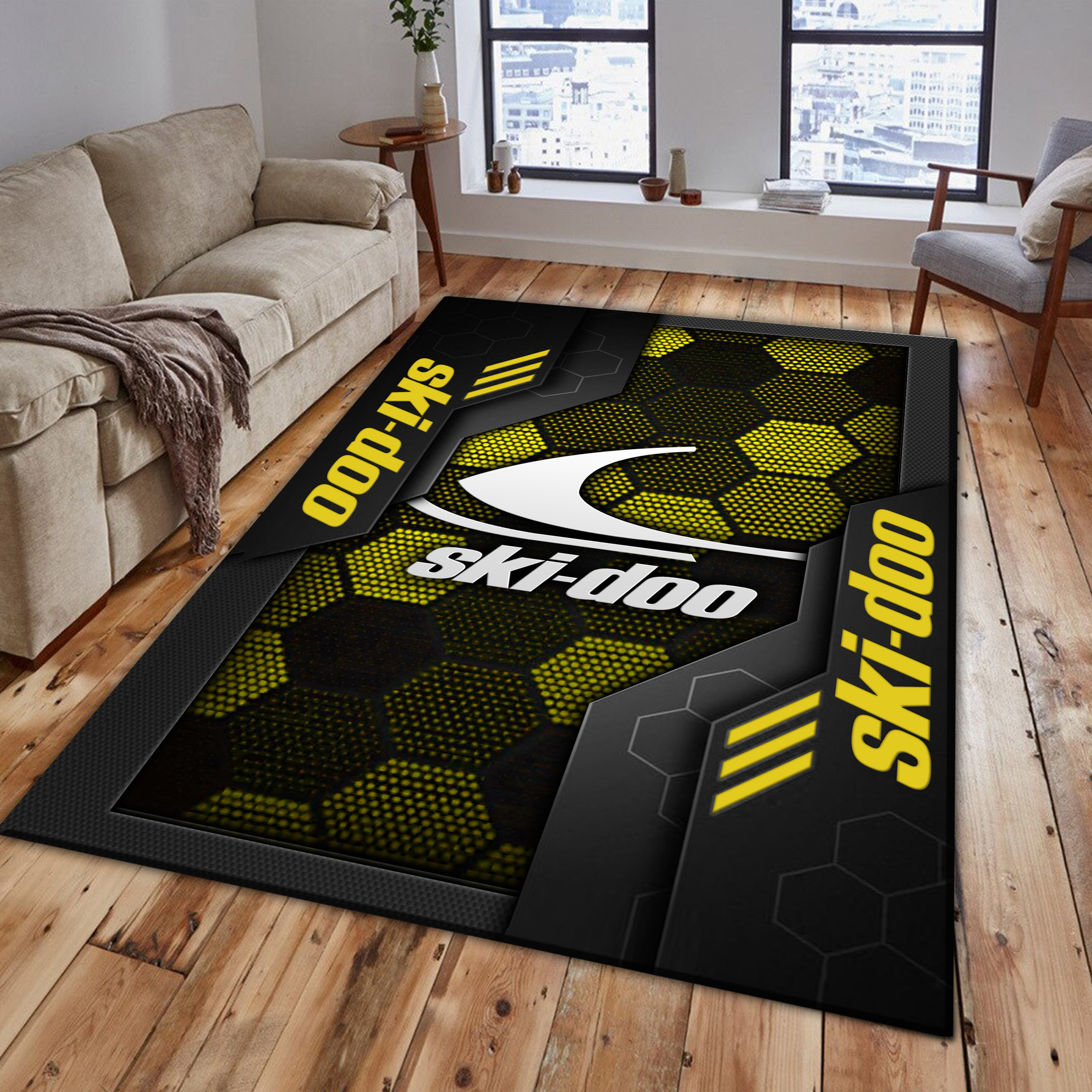 SkiDoo Area Rugs 3370 Multicolor - Famjoys SkiDoo Area Rugs 3370 Multicolor - Famjoys