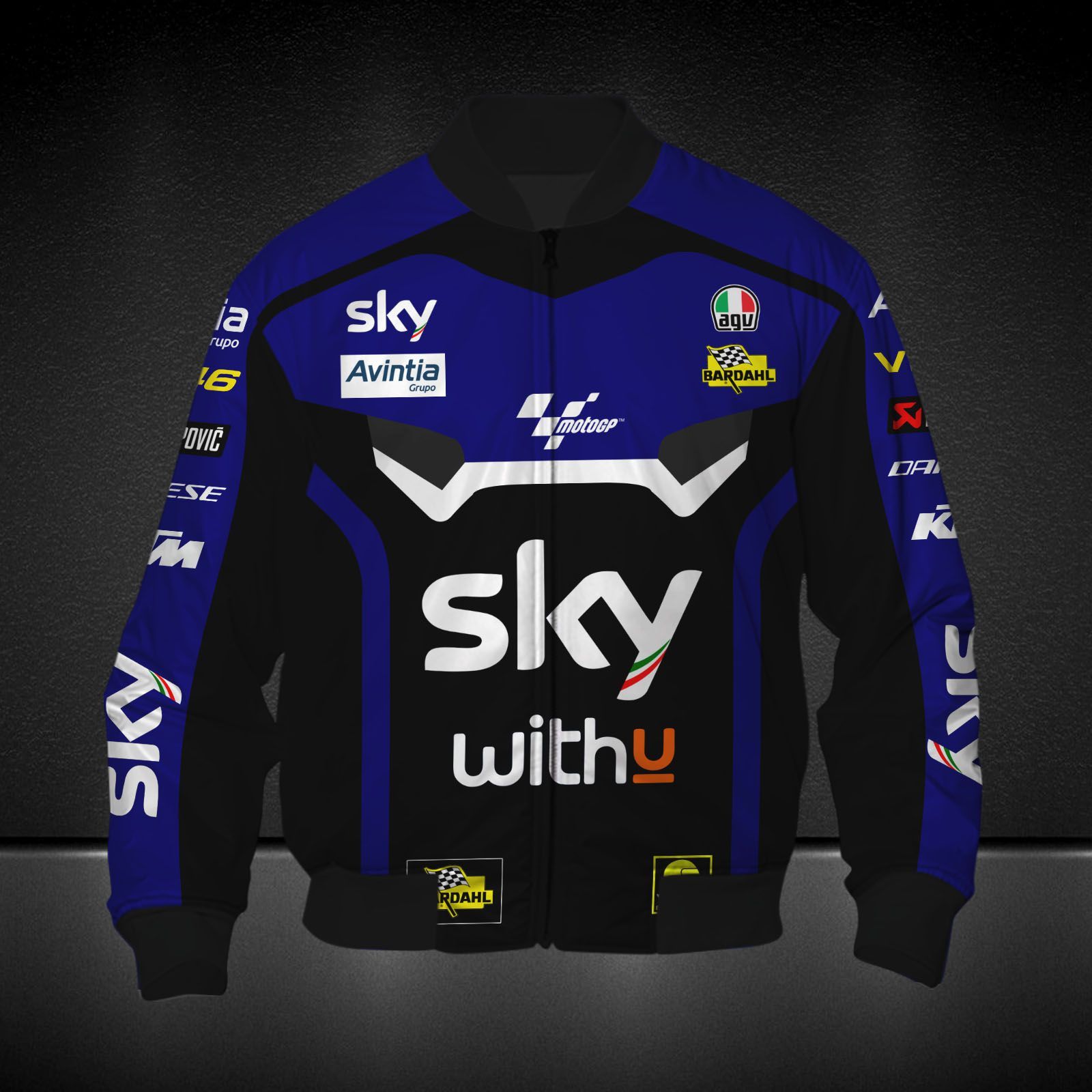 Sky VR46 Avintia Printing T-Shirt, Polo, Hoodie, Zip, Bomber 9173 - Famjoys Sky VR46 Avintia Printing T-Shirt, Polo, Hoodie, Zip, Bomber 9173 - Famjoys