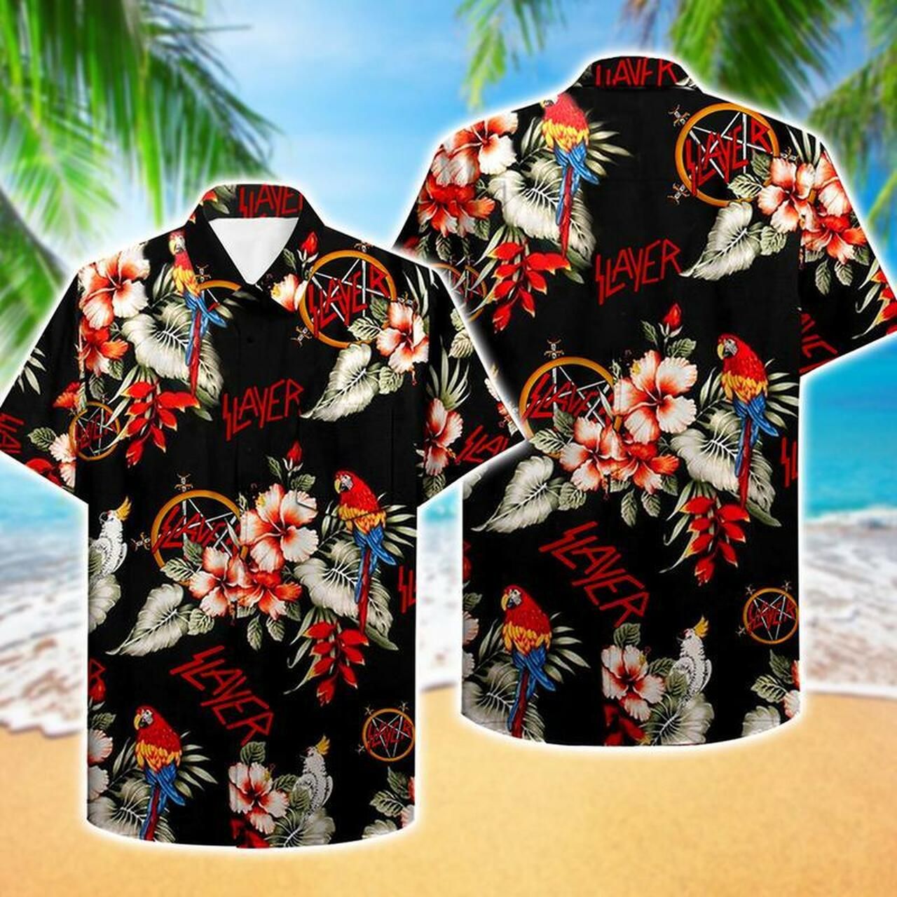 Slayer Hawaiian Shirt - Famjoys Slayer Hawaiian Shirt - Famjoys