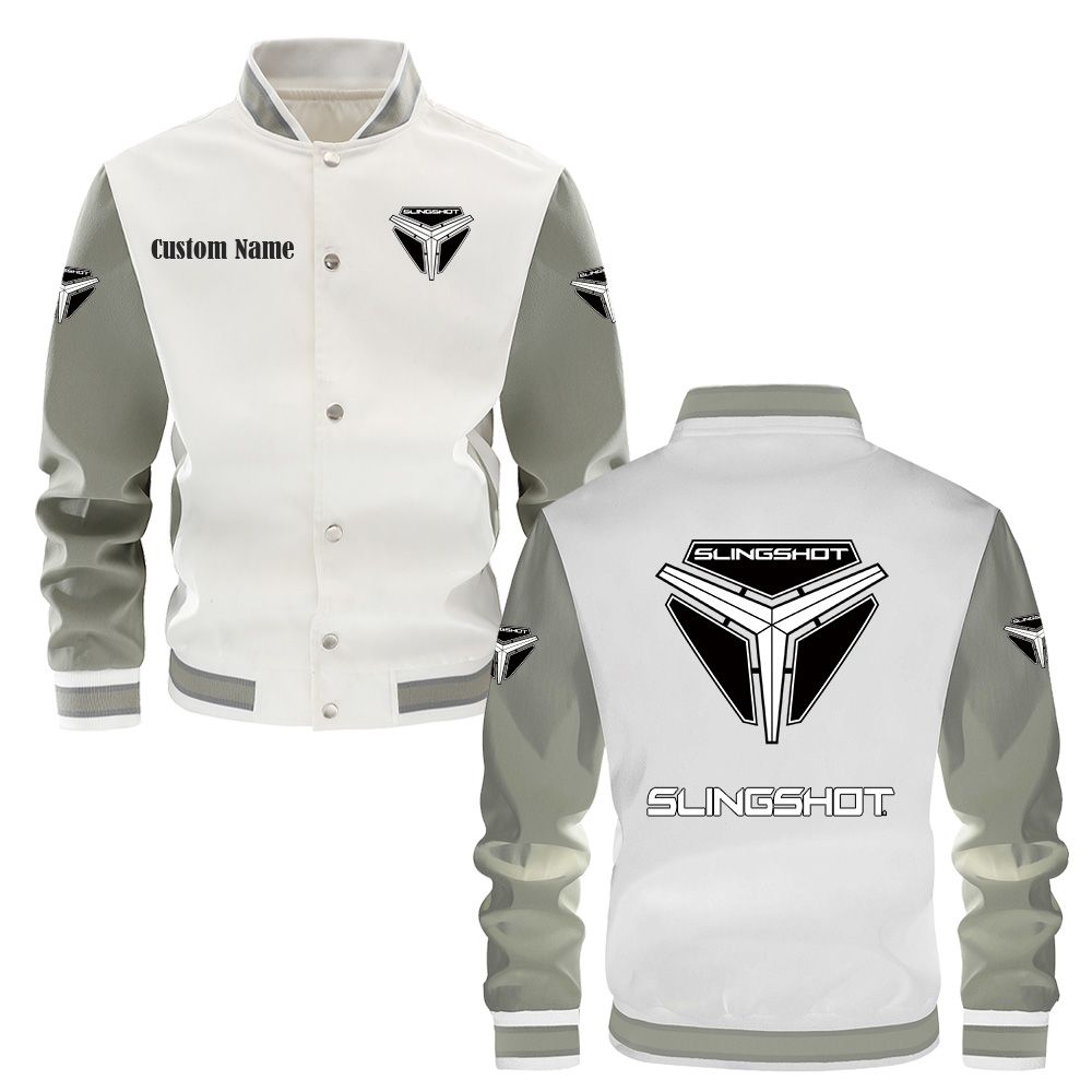 Slingshort Varsity Jacket, Baseball jacket, Letterman Jacket Customize Name, Multicolor - Famjoys Slingshort Varsity Jacket, Baseball jacket, Letterman Jacket Customize Name, Multicolor - Famjoys